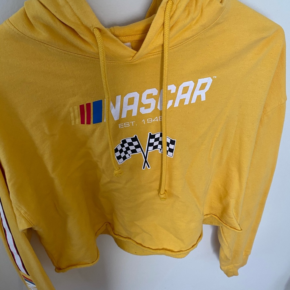 Yellow hoodie